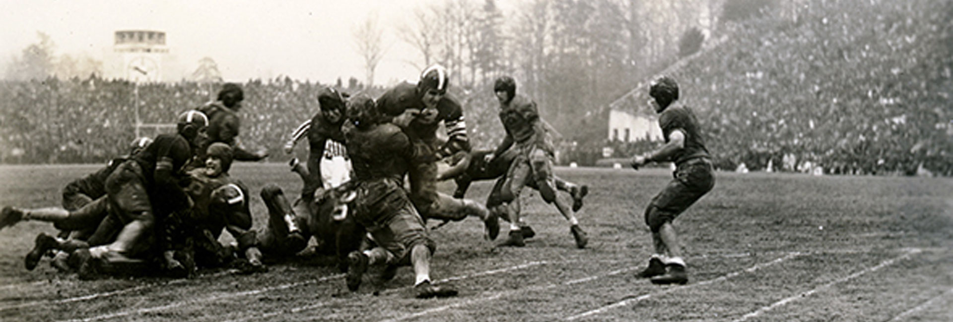 Old football game photo