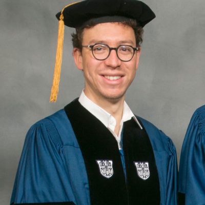 Luis von Ahn in Duke PhD robes