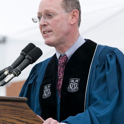 Paul Farmer speaking at 2015 Commencement