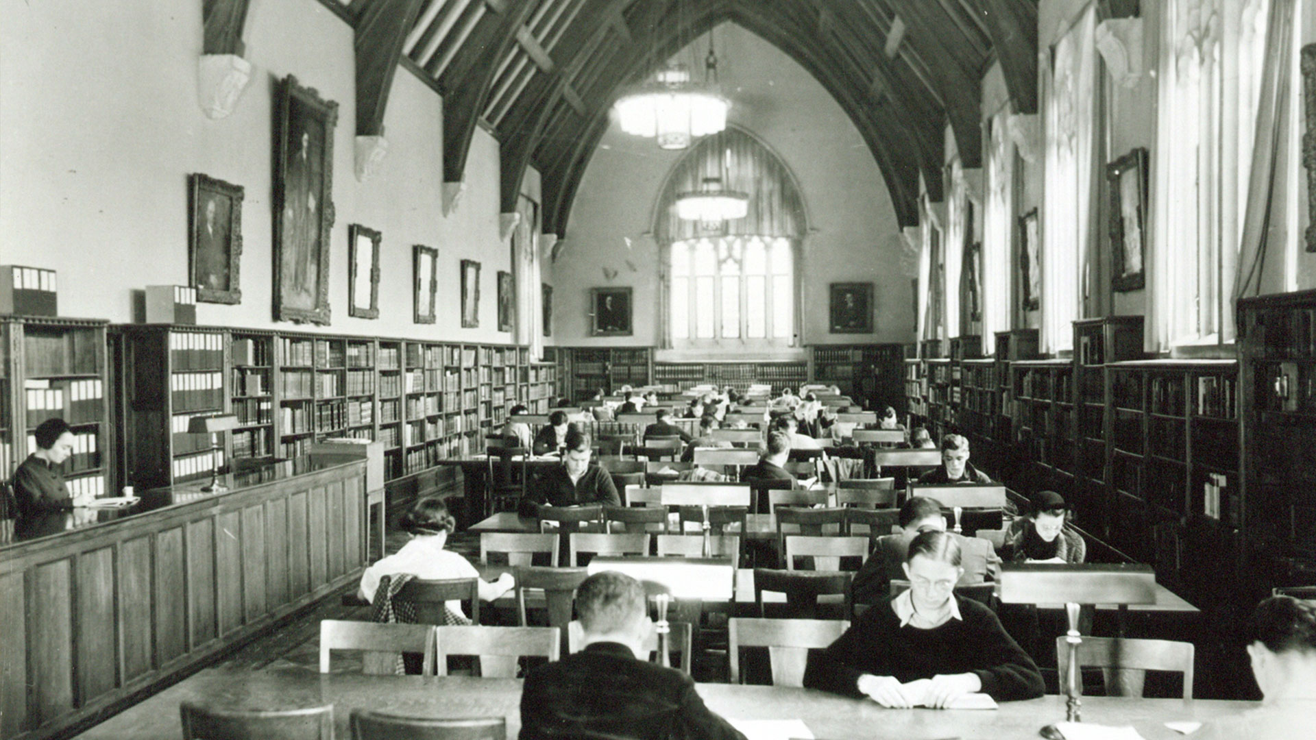 The Gothic Reading Room in 1930