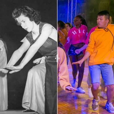 A split view of dance at Duke in 1941 and 2019