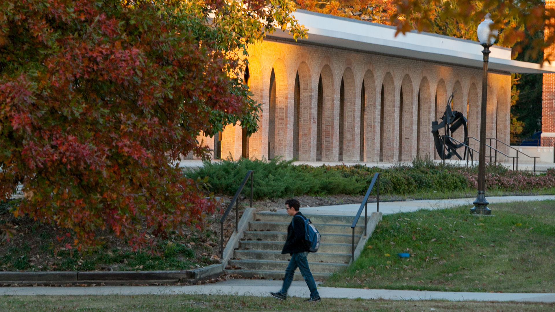 A photo of the Music Building on East Campus in 2011